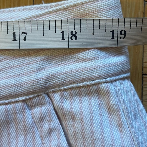 Polo Ralph Lauren Chino Pants Pink & White Striped Classic Fit Flat Front Sz 16 - Picture 6 of 8